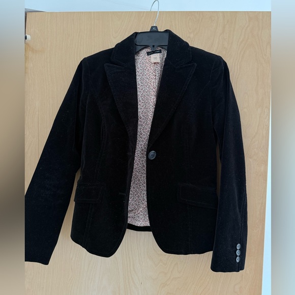 J. Crew Jackets & Blazers - J Crew Celvet Black Blazer